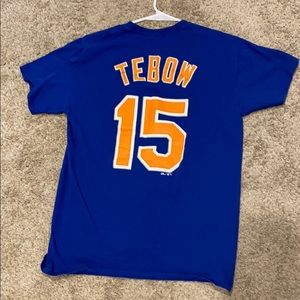 Tim Tebow Mets minor league t-shirt jersey